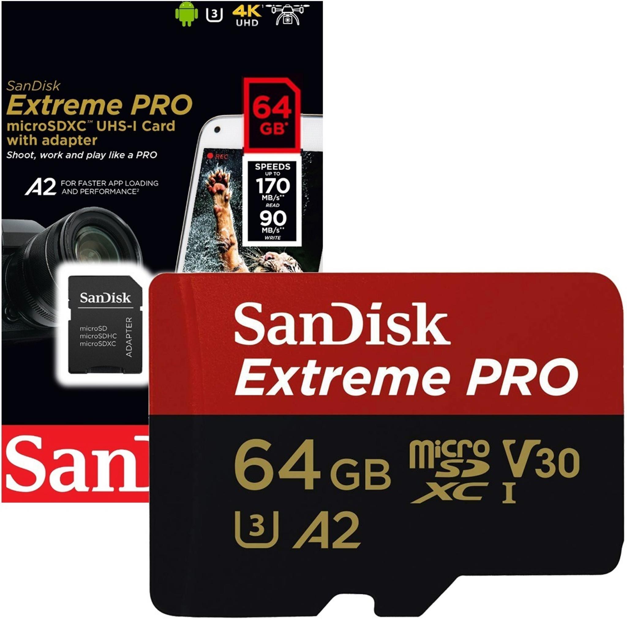 Memoria Micro SD SanDisk Extreme PRO 64GB