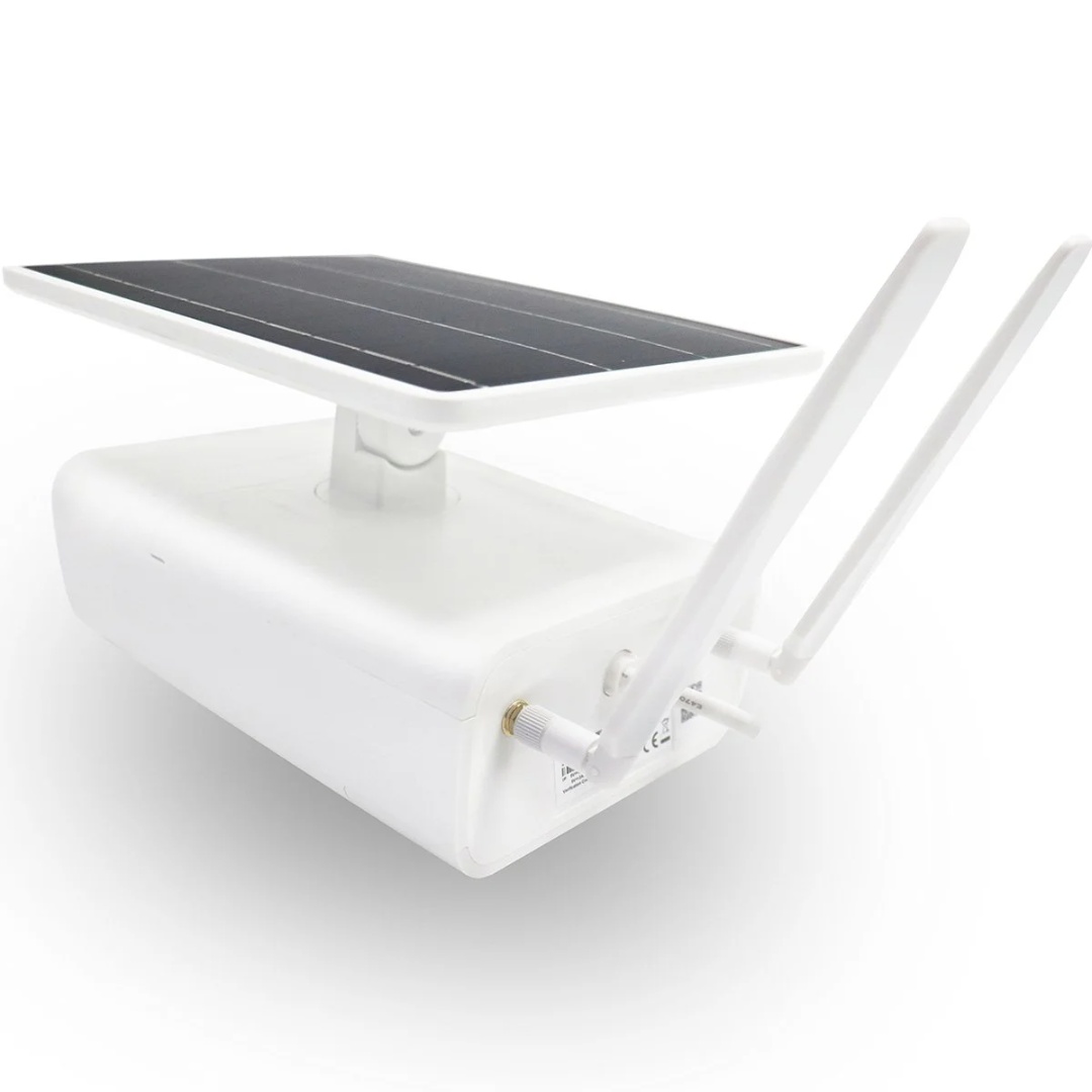 Kit Solar IP All in One / Cámara Bala 4 Megapixel / Lente 4mm / Panel Solar  / Batería de Respaldo de Litio 10Ah (Hasta 7 Días) / Conexión 4G /  Accesorios
